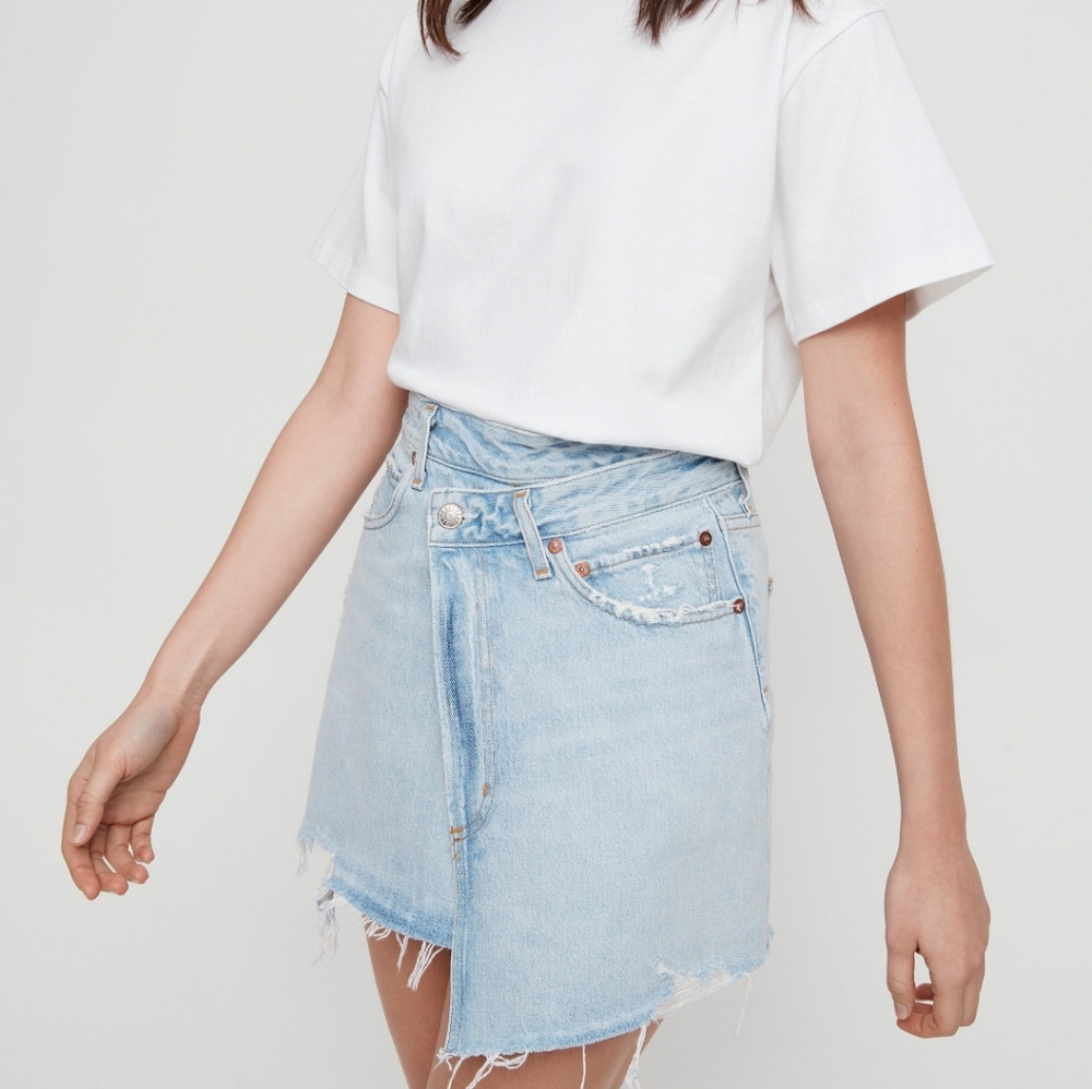 Agolde criss cross skirt (size 24)